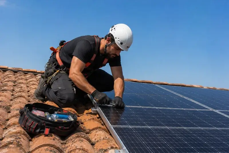 Maintenance et monitoring de panneaux solaires à Capestang